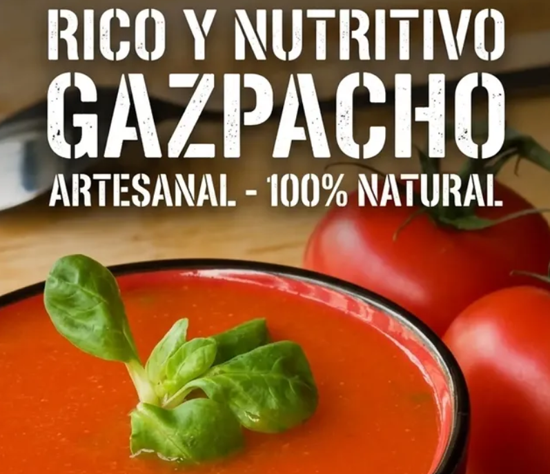 Un rico y nutritivo gazpacho