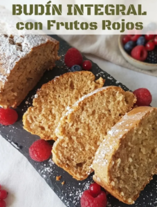 Budín Integral con Frutos Rojos