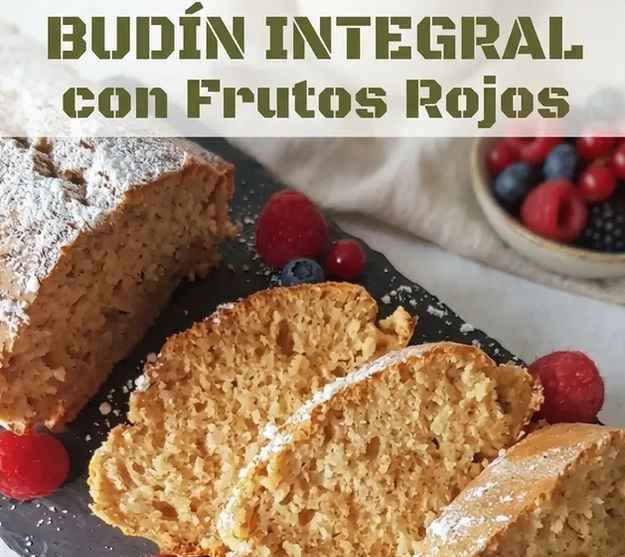 Budín Integral con Frutos Rojos