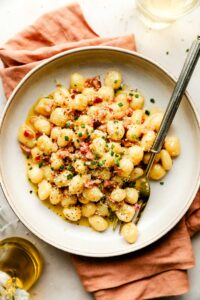 Garbanzos a la Carbonara