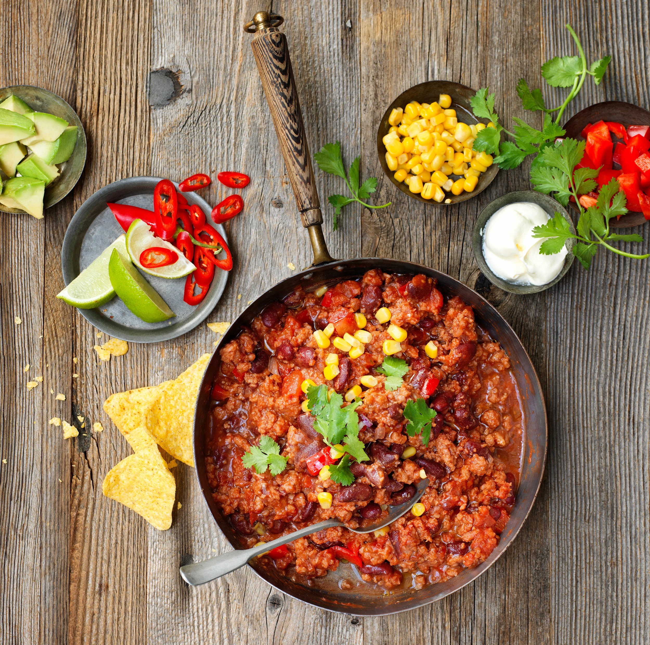 Chili con Carne que amarán los Veganos