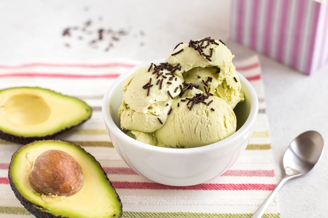 Helado de Aguacate SIN Azúcar