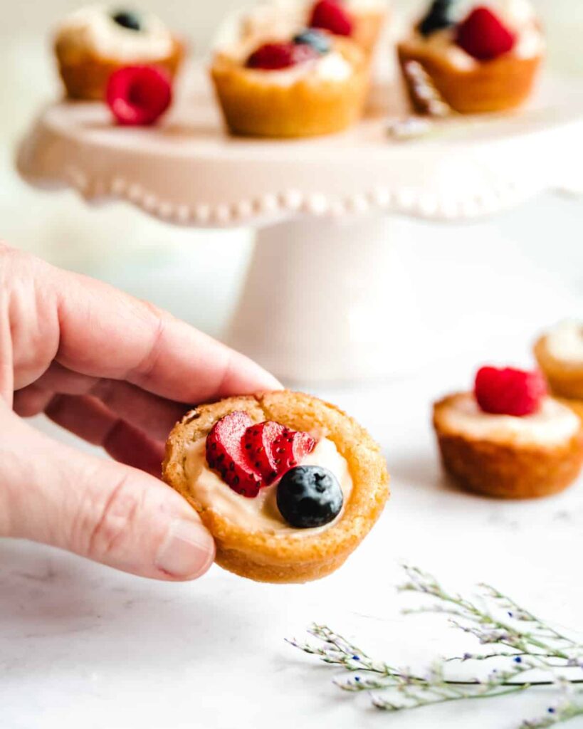 Tartaletas de Frutas y Queso SIN Azúcar