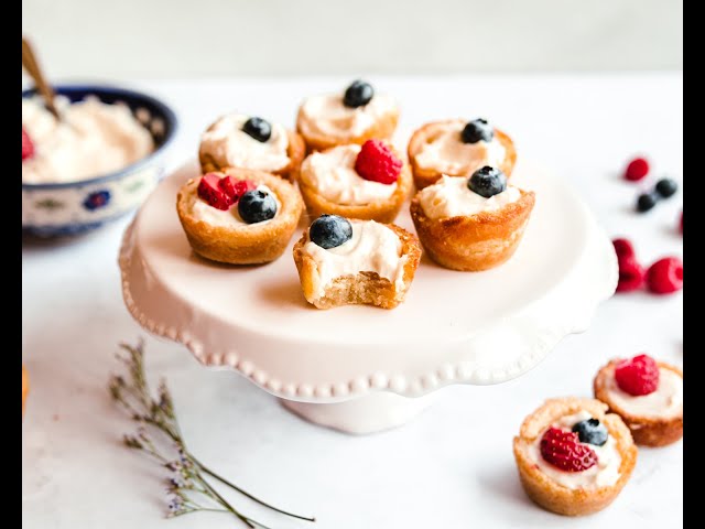 Tartaletas de Frutas y Queso SIN Azúcar