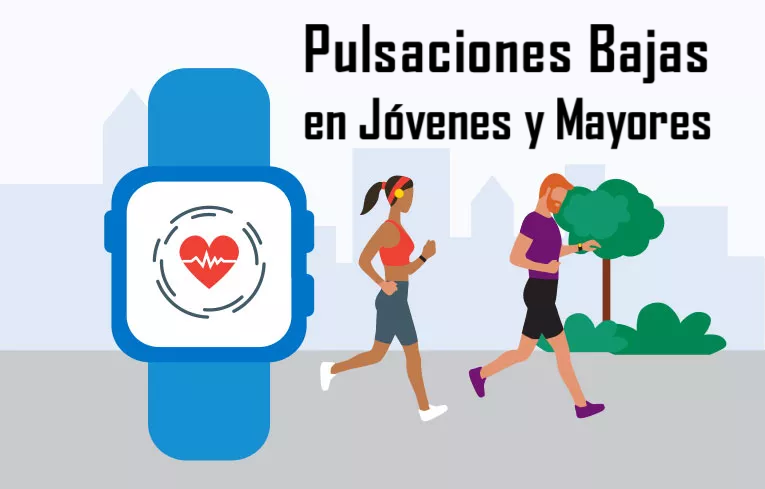 Pulsaciones Bajas en Jovenes y Mayores