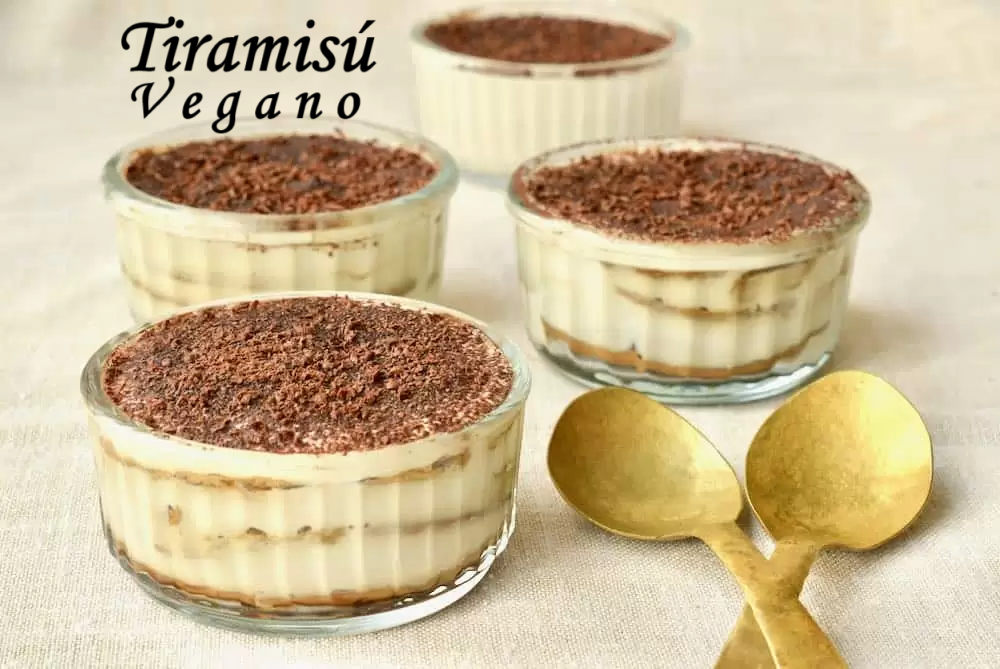 Tiramisú Vegano