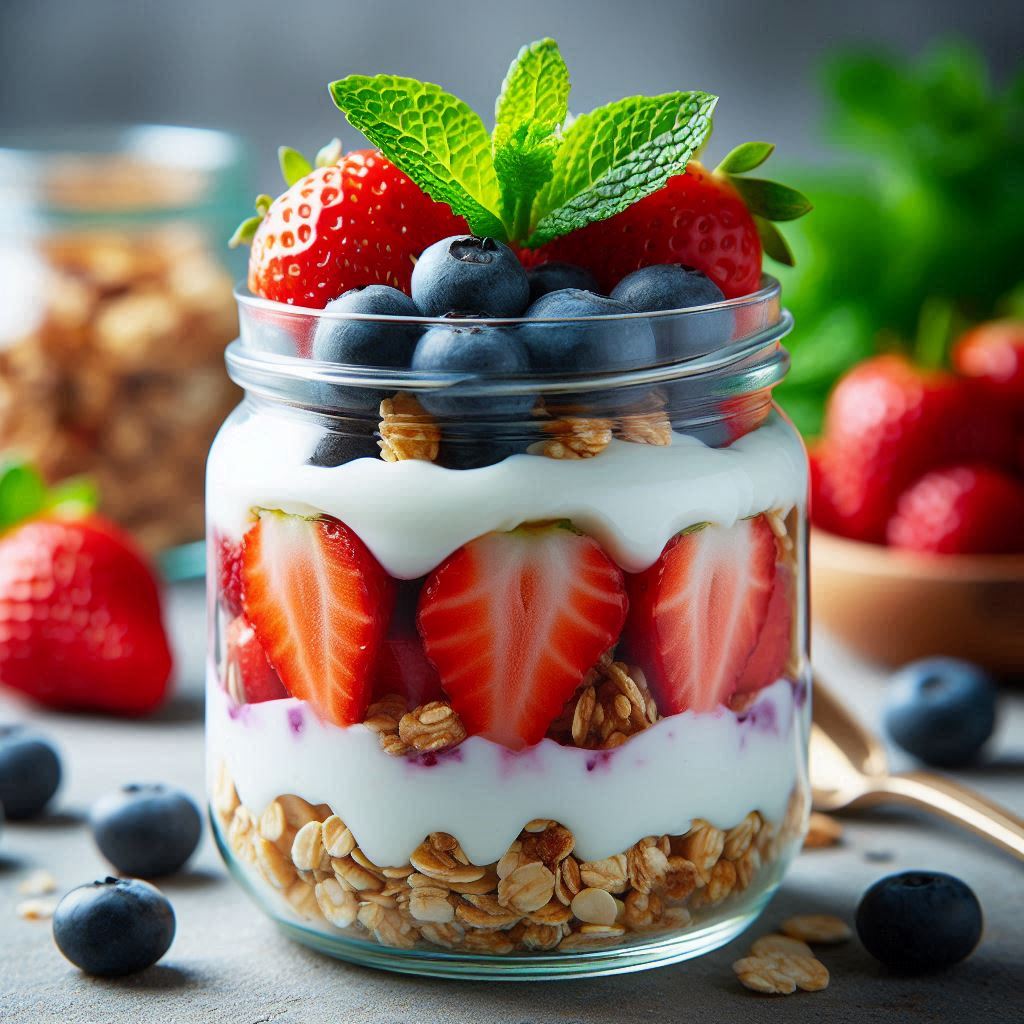 Parfait de Yogur y Frutas