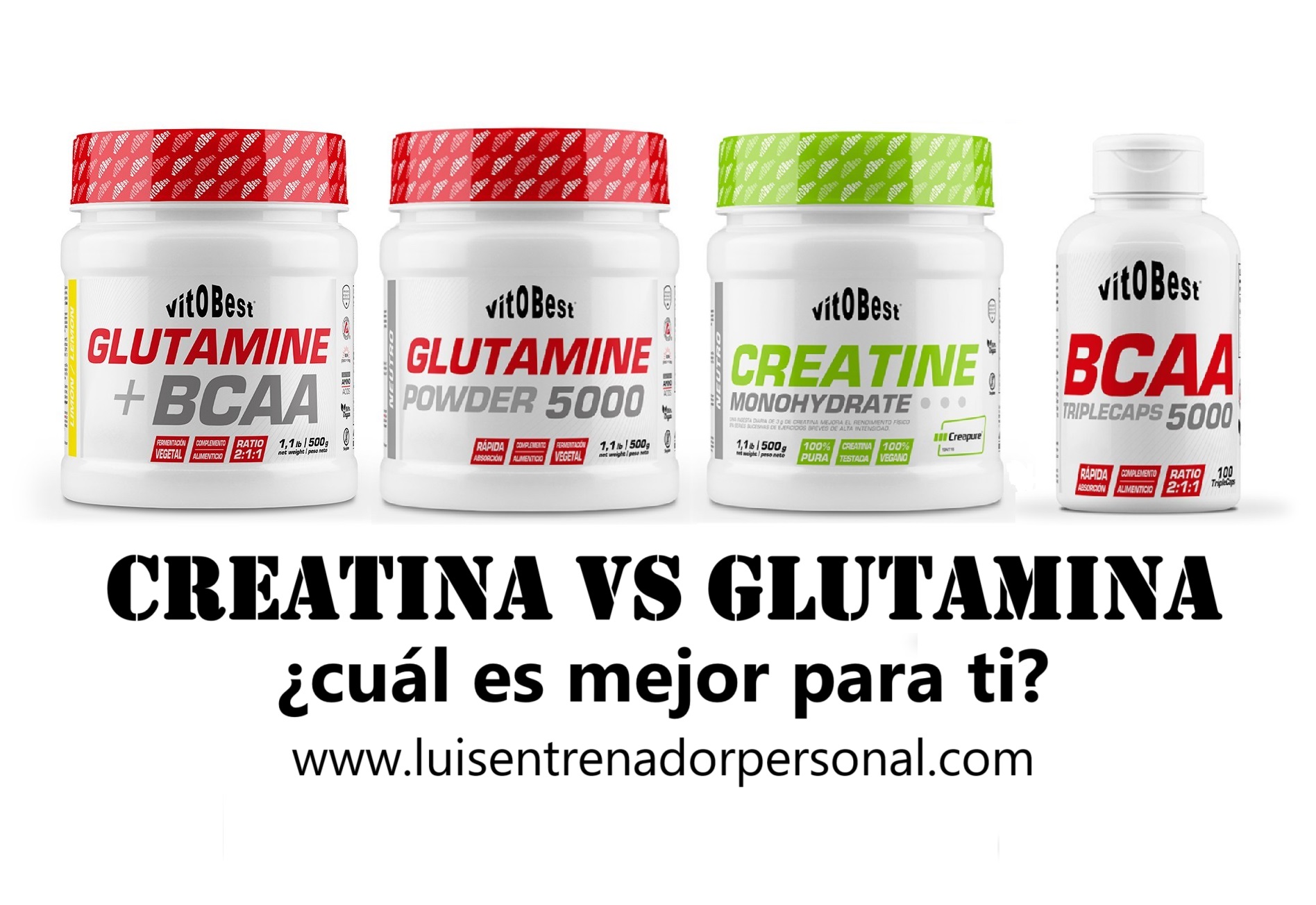 Creatina Vs Glutamina