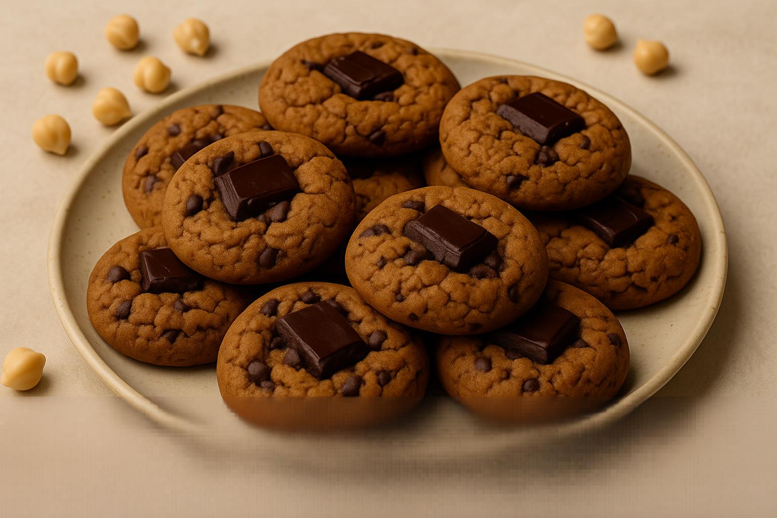Galletas de Chocolate y Garbanzos
