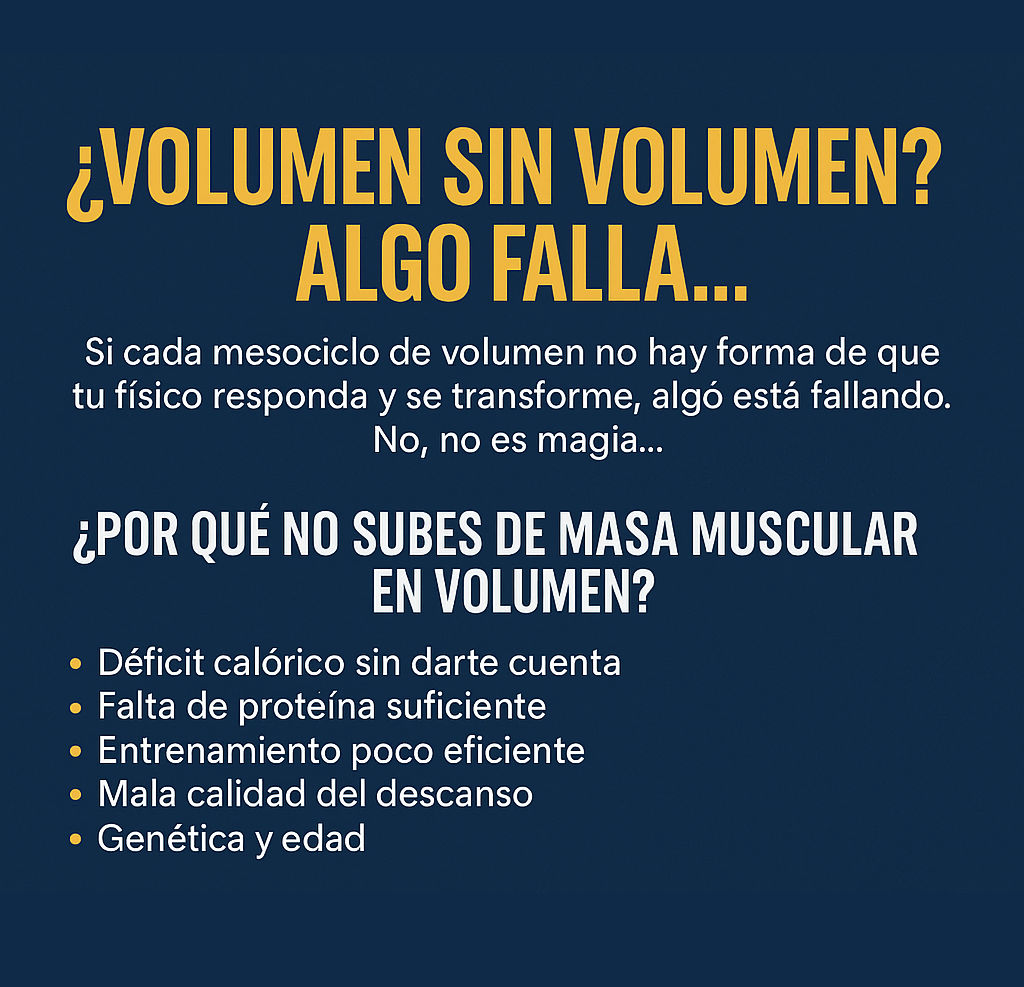 ¿Volumen sin Volumen? Algo falla...