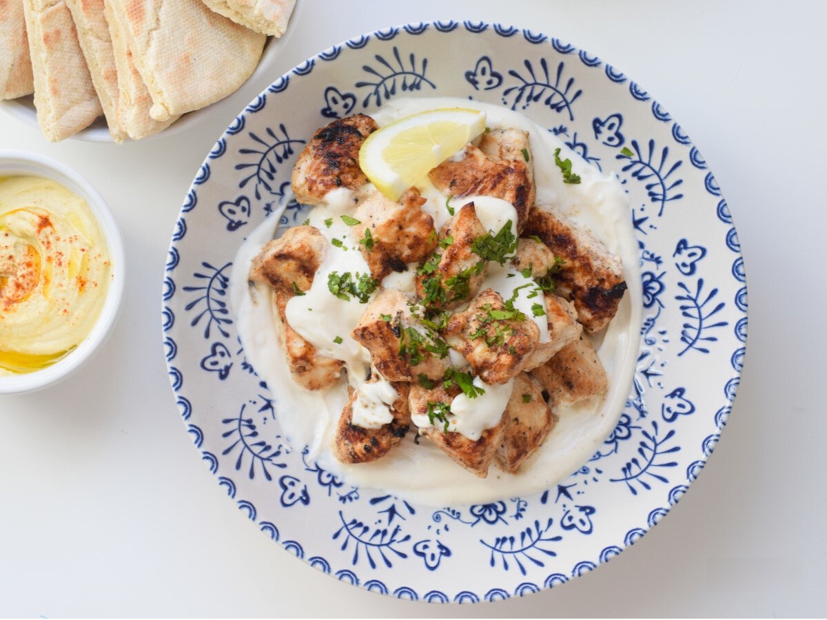 Pollo Libanés con Ajo y Limón