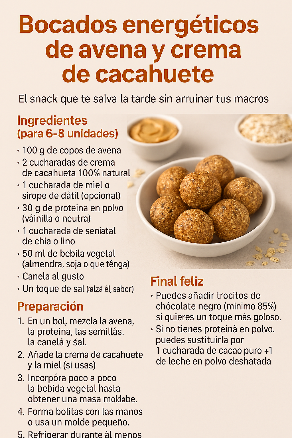 Bocados Energéticos Saludables