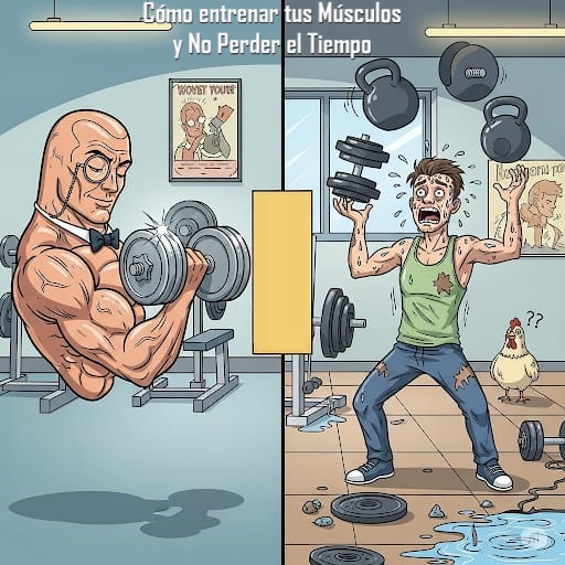 Cómo entrenar tus Músculos y No Perder el Tiempo