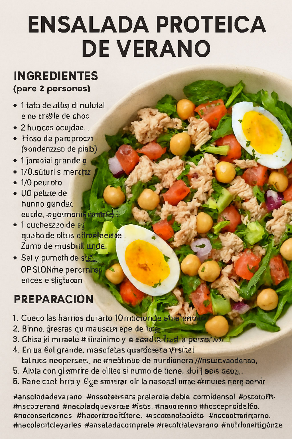 Ensalada Proteica de Verano