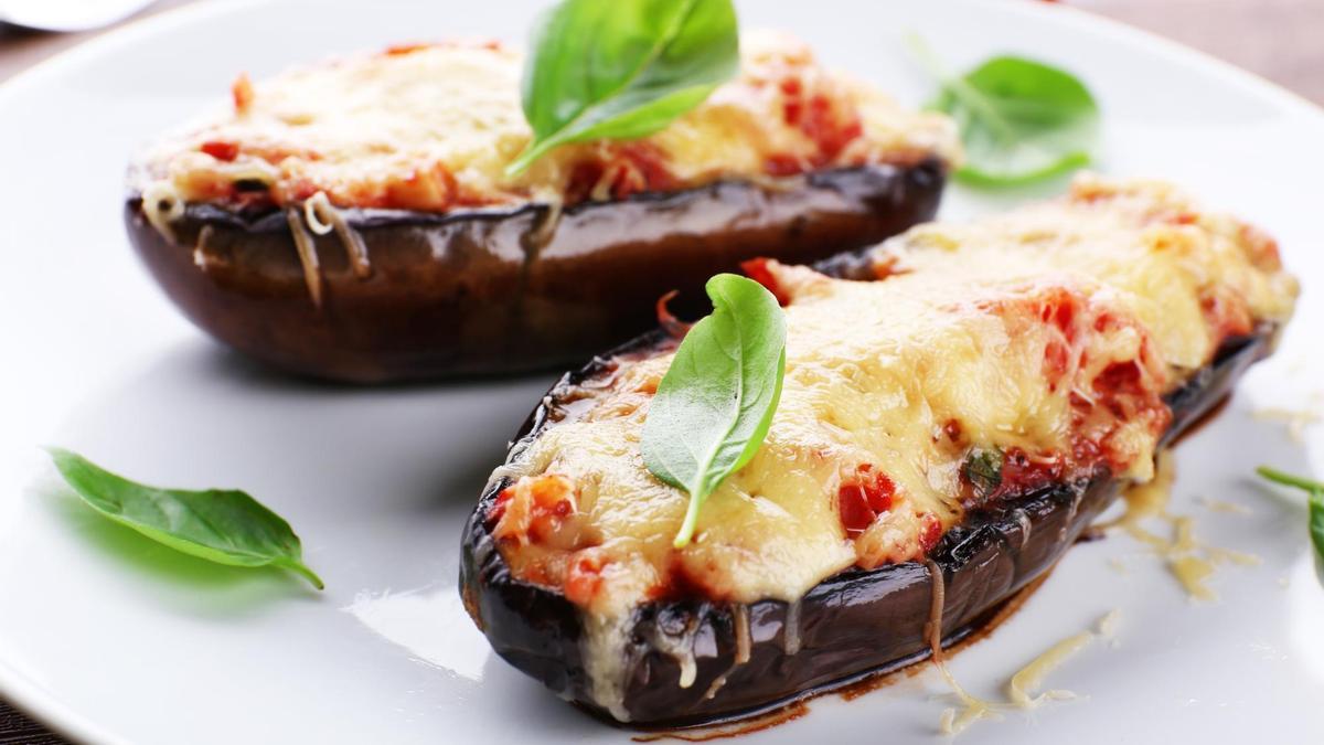 Berenjenas Rellenas al Microondas