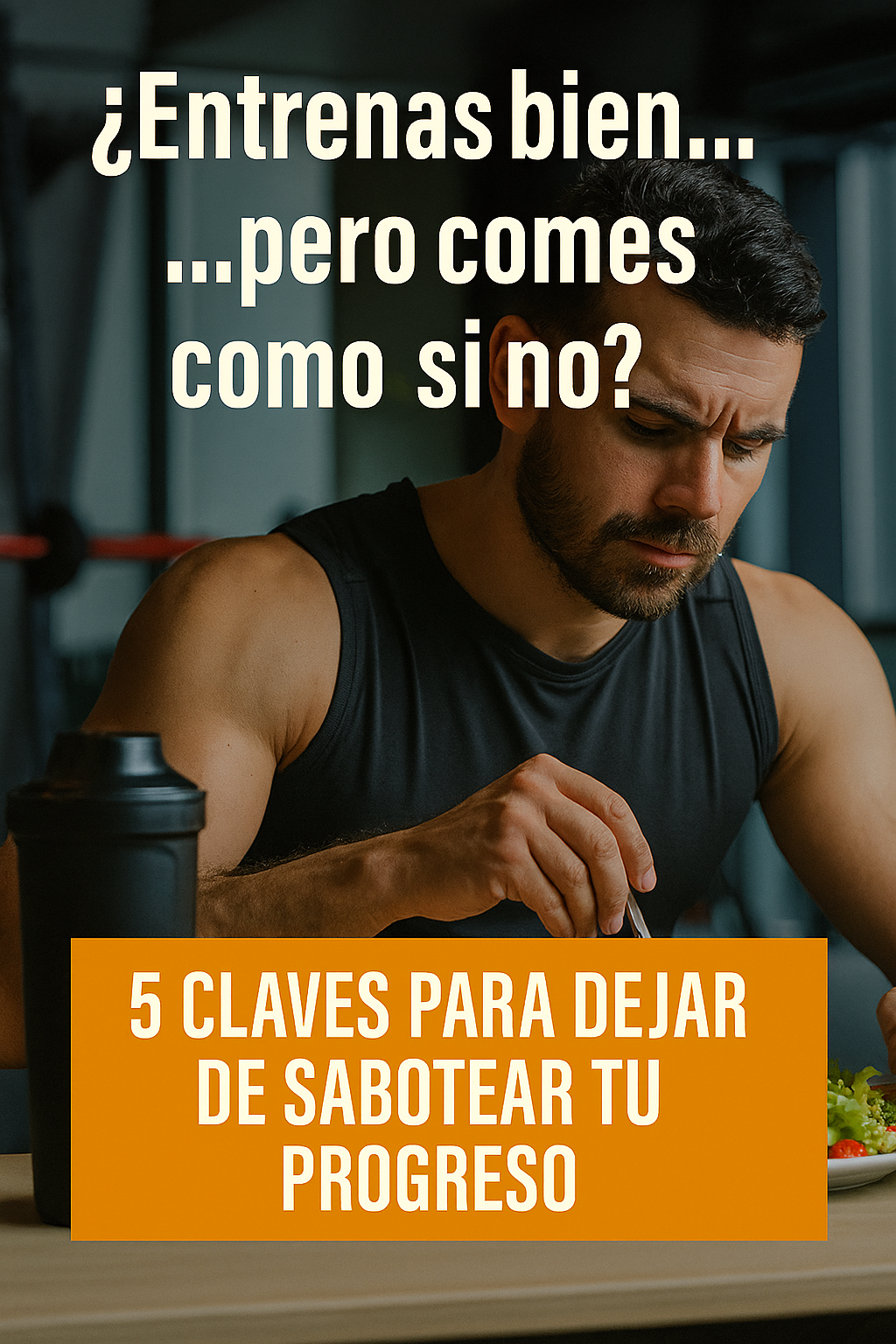 ¿Entrenas bien... pero comes como si no?