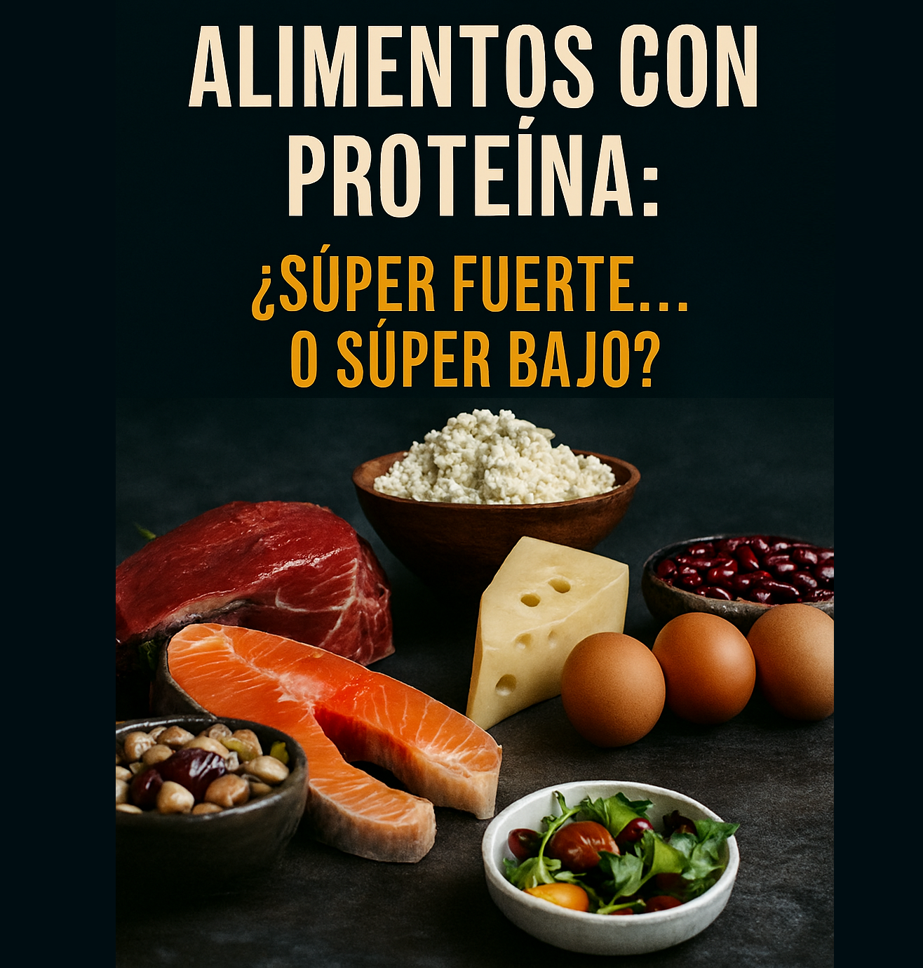 Los alimentos con más Proteína