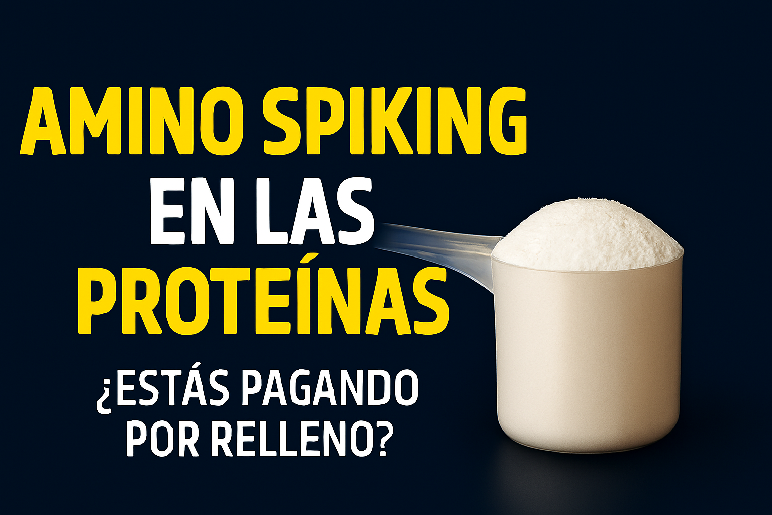 Amino Spiking en las Proteínas: ¿Estás pagando por relleno?