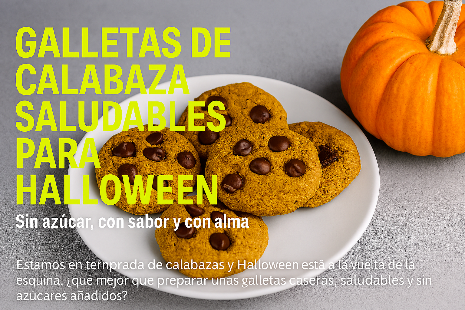 Galletas de Calabaza saludables