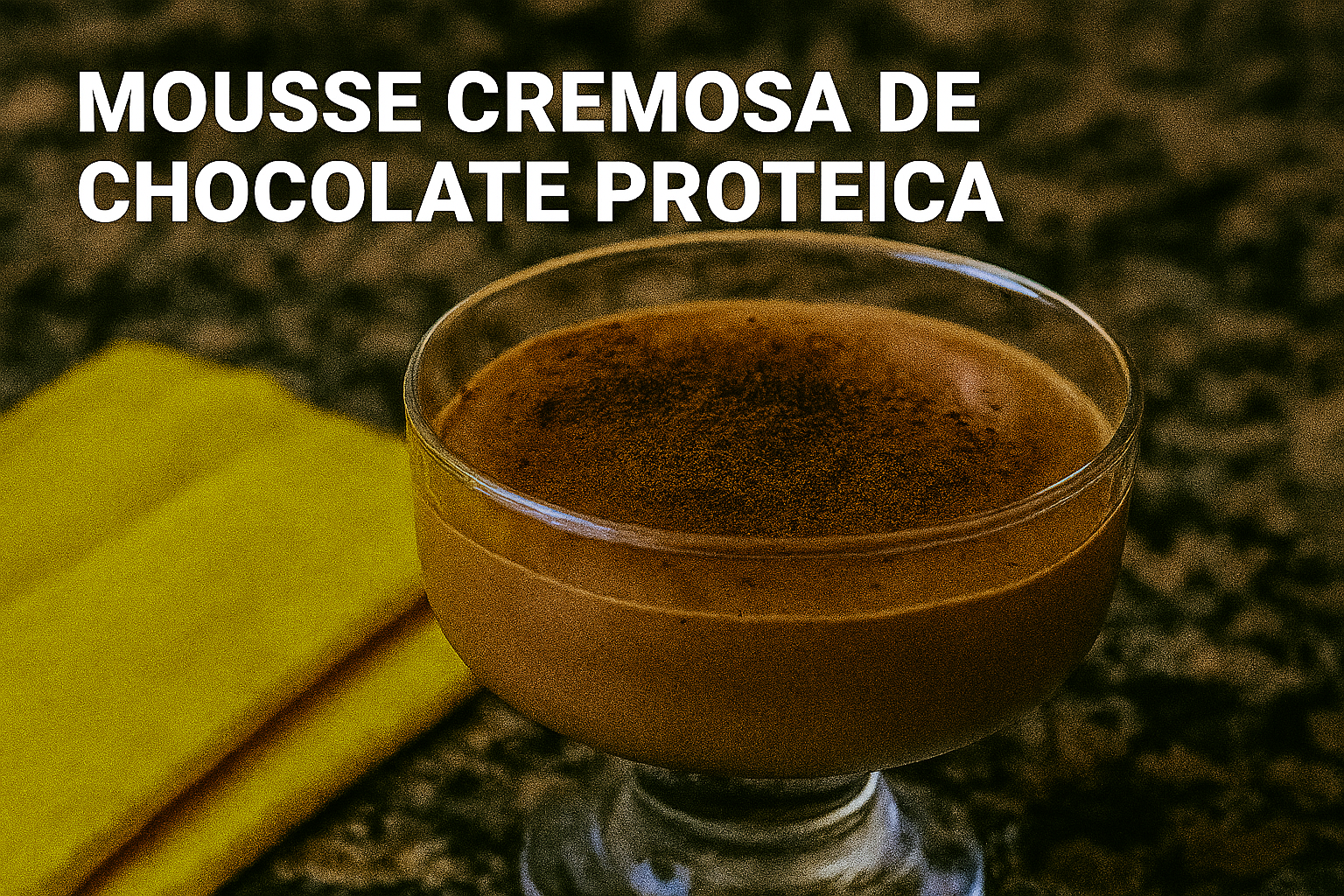 Mousse Cremosa de Chocolate