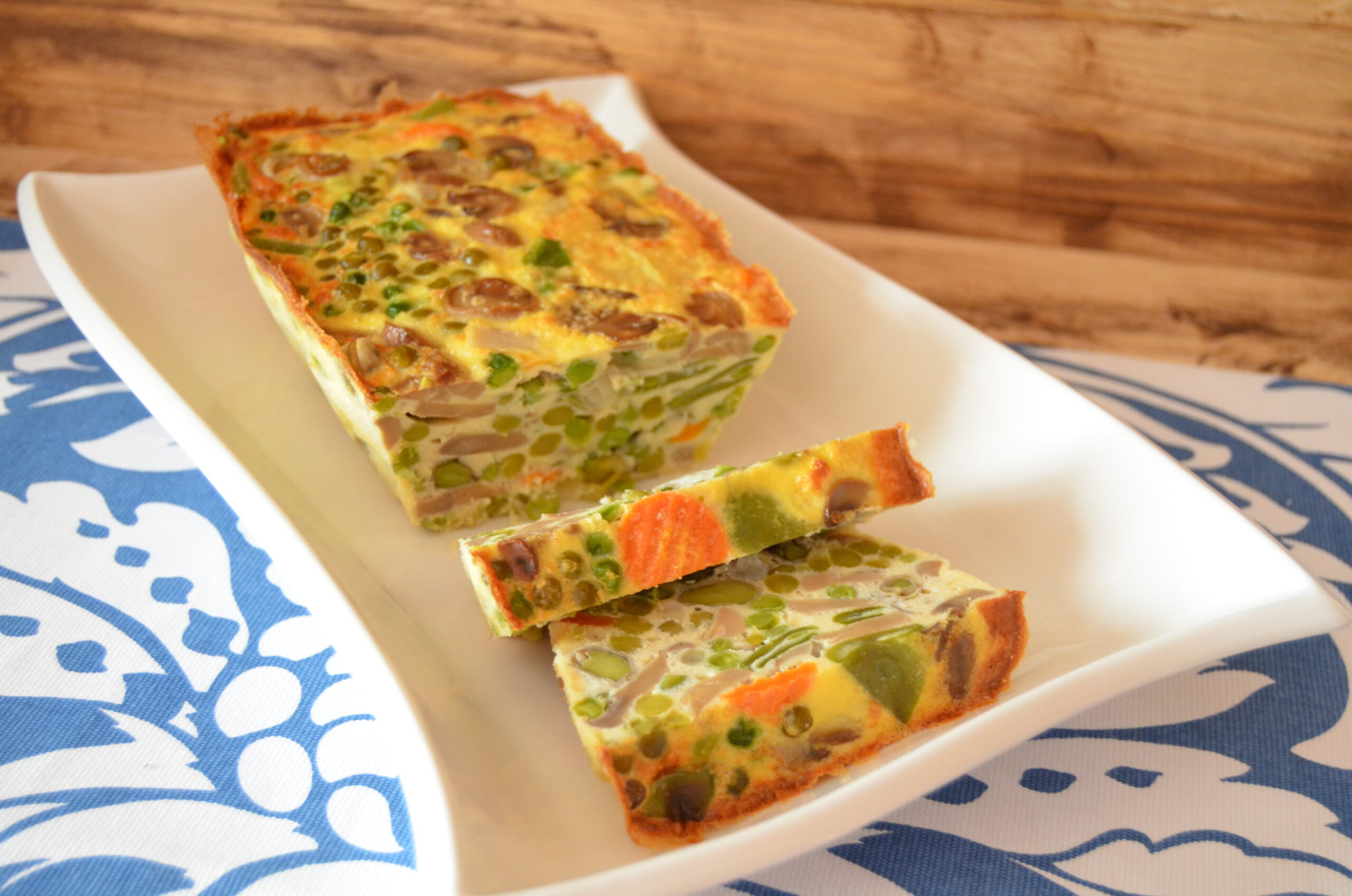 Pastel de Verduras al Microondas