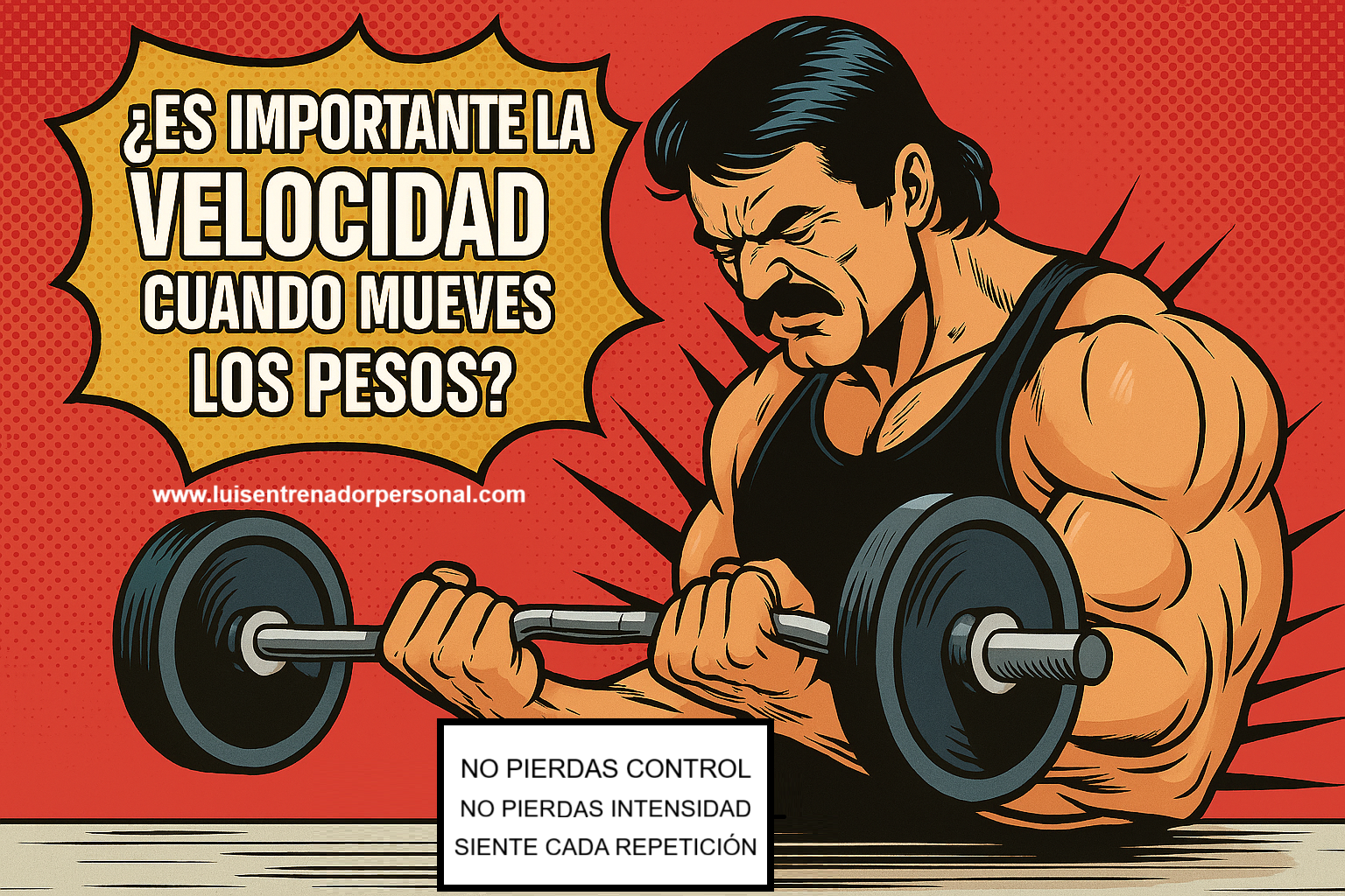 ¿Es importante la velocidad en cada Repetición?