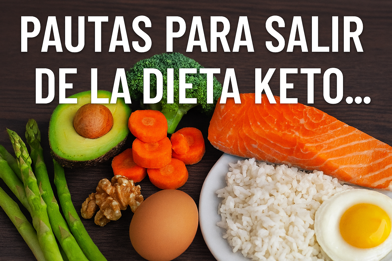 Pautas para salir de la dieta Keto