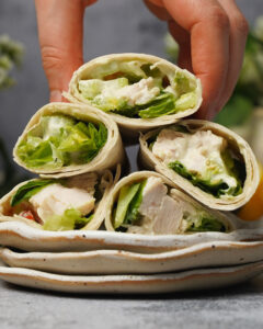 Wraps Proteicos de Pollo y Aguacate