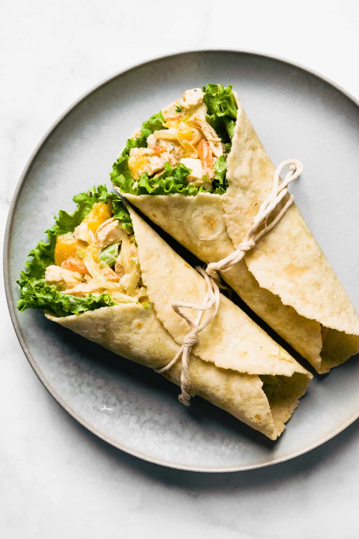Wraps Proteicos de Pollo y Aguacate