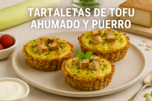 Tartaletas de Tofu Ahumado y Puerro