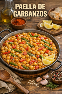 Paella de Garbanzos