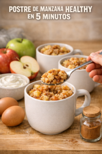 Postre de Manzana Healthy en 5 minutos