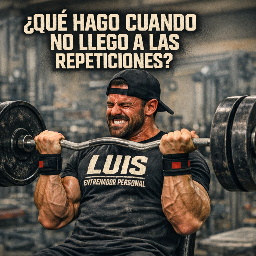 ¿Qué hago cuando no llego a las repeticiones?