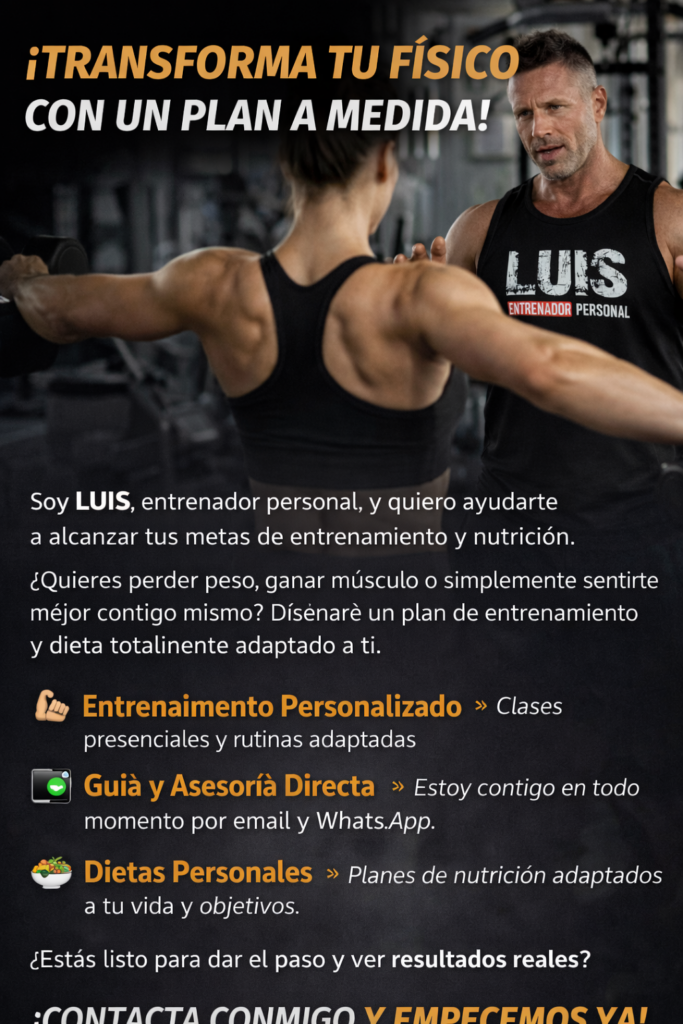 Transforma tu Físico con un Plan a medida