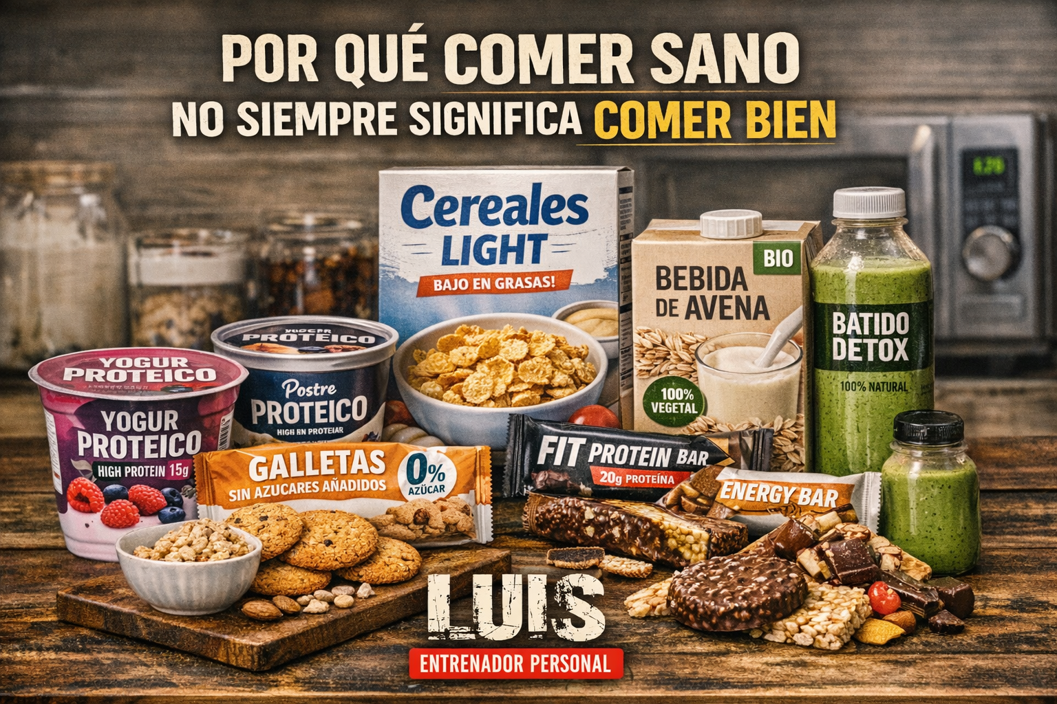 Porque comer sano no siempre significa comer bien