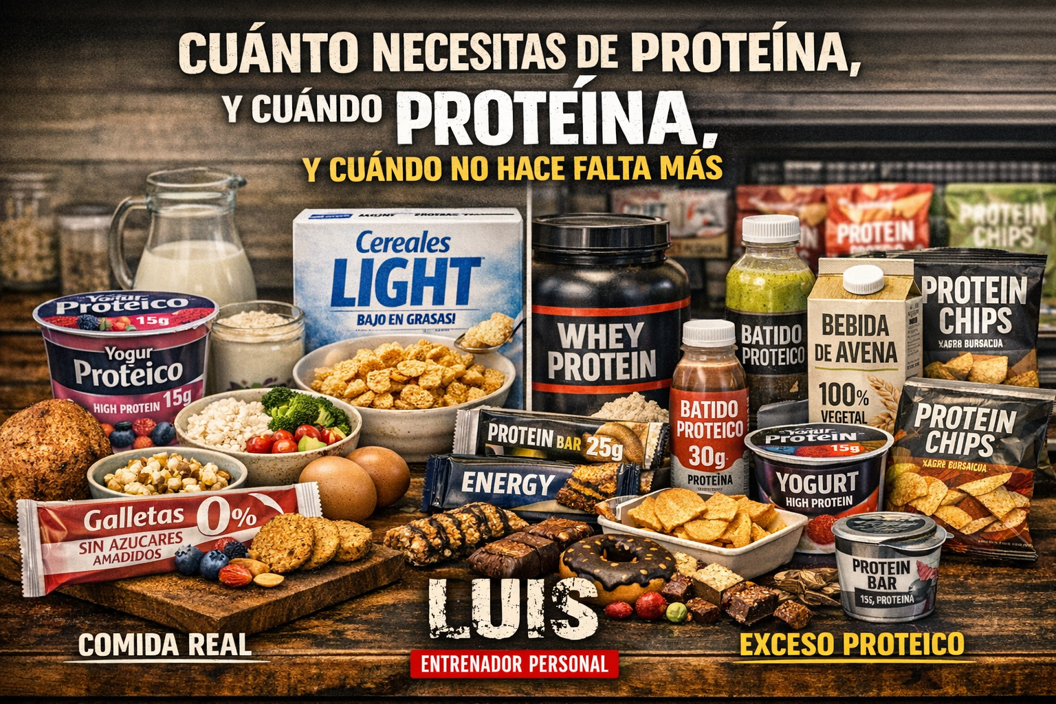 Cuánto necesitas de Proteína, y cuándo no hace falta más