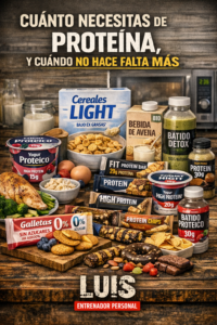 Cuánto necesitas de Proteína, y cuándo no hace falta más