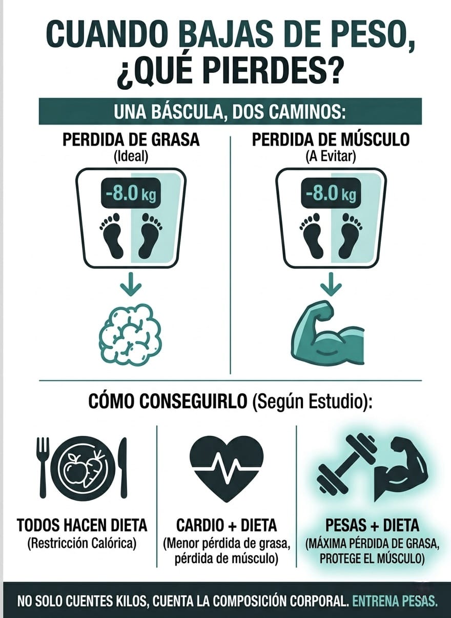 Cuando bajas de Peso, ¿qué pierdes?