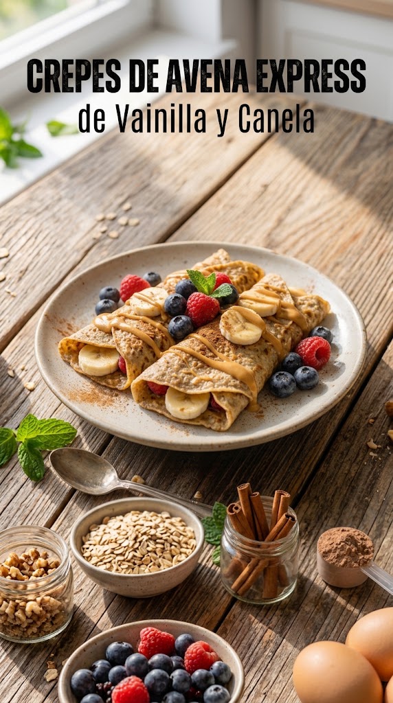 Crepes de Avena Express