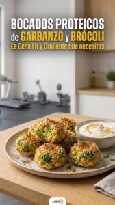 Bocados Proteicos de Garbanzo y Brócoli