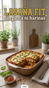 Lasaña Fit sin pasta ni harinas