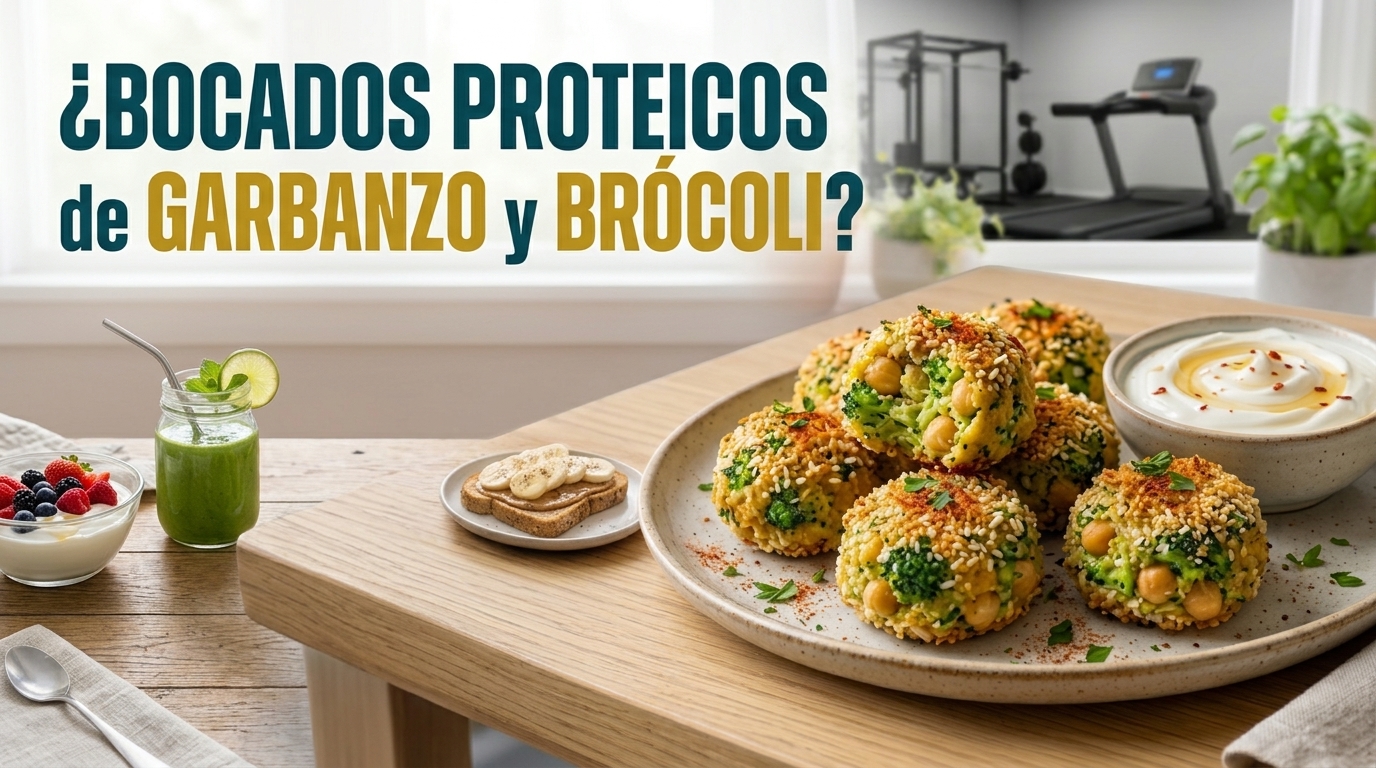 Bocados Proteicos de Garbanzo y Brócoli