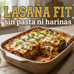 Lasaña Fit sin pasta ni harinas